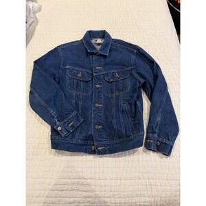 Lee Riders Men's Denim Jean Trucker Jacket Size 36R 70-80s Vintage